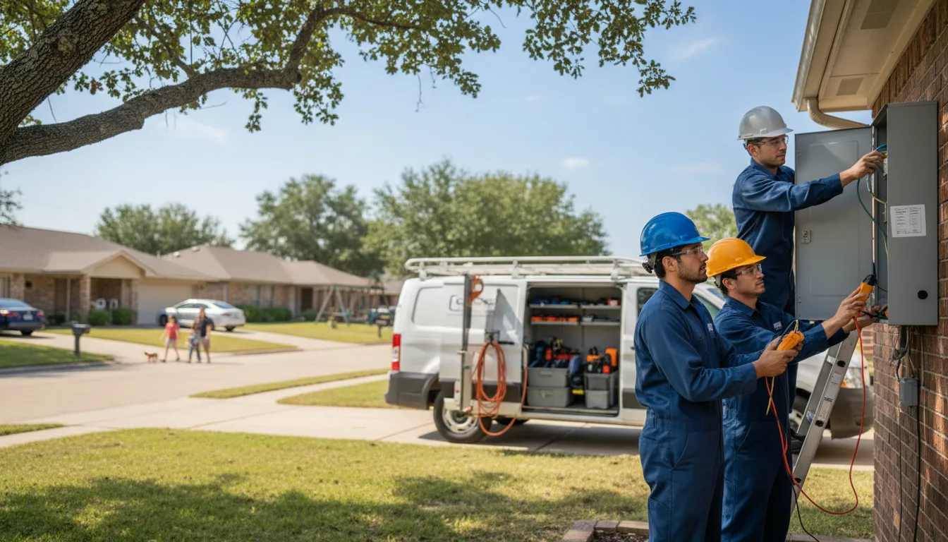 Certified electrician providing emergency electrical services in Blairs, VA